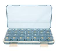 Pilulier 28 Cases Grand Format, Boîte à Remède Portable