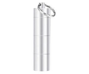 Pilulier 36 g - Boîte à pilules portable étanche et hermétique et petit récipient de rangement | Organisateur de suppléments pour voyage, bureau, école, camping, randonnée et sports de plein air