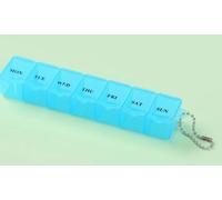 Pilulier 7 jours en allemand, boîte à médicaments, boîte à pilules pour les déplacements, le matin, le midi, le soir, organisateur de comprimés, petite boîte à pilules pour une semaine, pilule pour