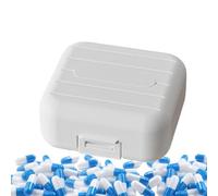 Pilulier 7 jours - Pilulier adapté - Organisateur de pilules hebdomadaire, pilulier de voyage, conteneur de comprimés quotidiens portable de 7 jours, distributeur de médicaments avec 7 compartiments