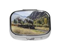 Pilulier à 2 compartiments pour locomotive à vapeur, organiseur portable