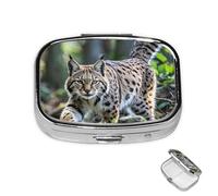 Pilulier à 2 compartiments pour poche ou sac à main - Mini pilulier en métal - Pilulier de voyage portable pour contenir des suppléments et des vitamines