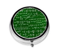 Pilulier à 3 compartiments, organiseur portable, formules d'équations mathématiques