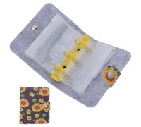 Pilulier à Feuilles Mobiles Transparent Eva pour Voyage, 1 Set