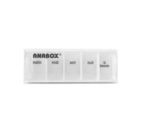 Pilulier À La Semaine 5 Prises Par Jour Blanc Anabox