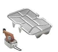 Pilulier à vapeur pour cuisiner : insert à vapeur en acier inoxydable, plateau à vapeur multifonction | Idéal pour les boulettes de viande, légumes, fruits de mer, œufs et plus | Compatible avec des