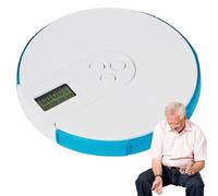Pilulier automatique - Pilulier électronique avec alarme, compartiment de rangement pour tablette, boîte à médicaments hebdomadaire portable, calendrier de dosage précis, interface conviviale