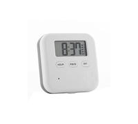 InnovaGoods - Pilulier Électronique Intelligent Pilly, Alarme avec Son et Vibration, 5 Alarmes Journalières, 4 Compartiments, Compact et Portable, Blanc, 6,5 x 2 x 6,5 cm
