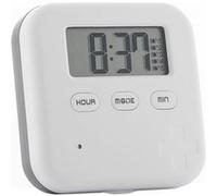 InnovaGoods - Pilulier Électronique Intelligent Pilly, Alarme avec Son et Vibration, 5 Alarmes Journalières, 4 Compartiments, Compact et Portable, Blanc, 6,5 x 2 x 6,5 cm