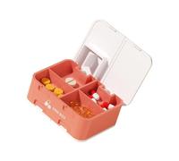 Pilulier avec fonction de coupe - Organisateurs de médicaments de 7 jours - Design à double plateau pour un accès facile - Organisateurs de pilules à double couche