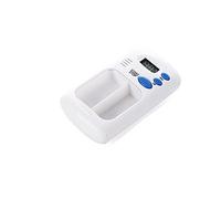 Pilulier avec temps | Mini organisateur de pilules d'alarme de rappel avec grilles, distributeur électronique de comprimés d'alarme compte à rebours pour personnes âgées Yomiki