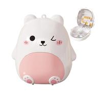 Pilulier - Boîte à pilules - 7 x 7 x 5 cm - Boîte de rangement à plusieurs compartiments - Organiseur de pilules de voyage hebdomadaire mignon - Rangement compact de médicaments | Pour femmes et