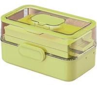 Pilulier - Boîte de rangement à trois couches avec design pliable pour une gestion efficace des médicaments à domicile