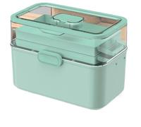 Pilulier - Boîte de rangement à trois couches avec design pliable pour une gestion efficace des médicaments à domicile
