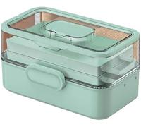 Pilulier - Boîte de rangement à trois couches avec design pliable pour une gestion efficace des médicaments à domicile