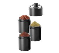Pilulier - Boîte de rangement portable à compartiments multiples de 7,6 cm avec porte-clés pour voyage, camping, randonnée, sports scolaires | Pilulier en aluminium pour compléments, pilules, bijoux
