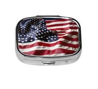 Pilulier carré portable avec 2 compartiments pour sac à main, pilulier de voyage