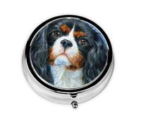 Pilulier Cavalier King Charles Spaniel Meta, boîte à médicaments à 3 compartiments, organiseur portable
