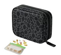Pilulier de , grande capacité avec fermeture éclair, organisation de | Pochette de rangement pour pilules pour homme et femme - Sac à dos - Bagages pour voyage, w nd, voyage - Grand format