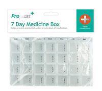 Pilulier de médicaments - 7 jours - Distributeur de suppléments de vitamines - Semaine de voyage - Royaume-Uni