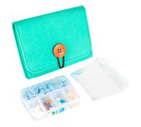 Pilulier De | Mode Hebdomadaire Capacité Rangement | Pilulier Portable Distributeur 7 Jours | Pour Hommes, Femmes, Maison, École, Camping, Sports De Plein Air Et Vacances