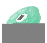Pilulier de Organiseur Rond Électronique, Boîte, Minuteur, Rappel, Poches
