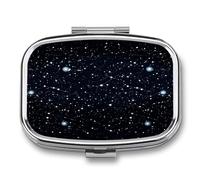 Pilulier de poche étanche - Constellations - Pilulier portable pour poche - Organiseur de médicaments
