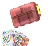 Pilulier de poche pour pharmacie avec étiquettes autocollantes en option pour médicaments avec autocollants de pharmacie et étiquettes de médicaments