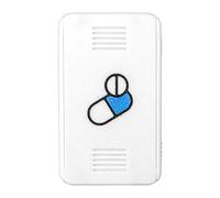 Pilulier de voyage - 5 x 1,5 x 8,9 cm - Étanche - Compartiments faciles d'accès - Pour une utilisation matinale et - Pour voiture, camping, hôpital, croisière, avion