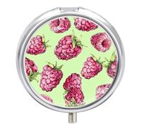 Pilulier de voyage à 3 compartiments - 3 compartiments par jour - Organisateur de vitamines portable avec miroir - Petit pilulier pour sac à main et poche - Joli récipient à médicaments quotidien en