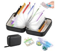 Pilulier de Voyage Étanche avec Fermeture Éclair, Pochette de Rangement Médicaments Portable Réutilisable, Organisateur pour Pilules et Compléments, Idéal Voyage Déplacements Quotidiens
