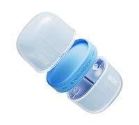 Pilulier de voyage | Étui de rangement pour médicaments pour voyage | Distributeur de pilules portable avec compartiments pour hommes, femmes, adolescents, garçons et filles