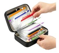 Pilulier de voyage hebdomadaire extra large avec 14 pochettes codées pour la maison et les voyages, 7 jours avec matin et après-midi, grand étui de rangement portable pour huiles de poisson,