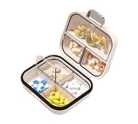 Pilulier de voyage | Petit organisateur de médicaments, pilulier avec rappel pour contenir des petits pilules pour poche, sac à main, organisateur de médicaments
