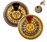 Pilulier de voyage portable avec rotation à cliquet, boîte hebdomadaire pour vitamines et médicaments, remplissage facile, idée cadeau durable (lune + soleil)