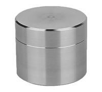 Pilulier en acier inoxydable, boîte de rangement étanche, pilulier de voyage, grand espace, pilulier en acier inoxydable pour hommes, femmes, stockage quotidien de pilules, voyage