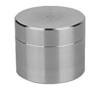 Pilulier en acier inoxydable - Organiseur en métal, petit récipient hermétique avec couvercle sécurisé | Boîte de rangement personnelle pour médicaments, herbes, feuilles en vrac, thé, voyage