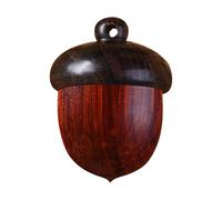 Pilulier en bois - Boîte à pilules en forme de pignons de pin - Boîte à médicaments de voyage | Organisateur en bois naturel pour suppléments vitaminiques, poche, sac à dos, transport quotidien et