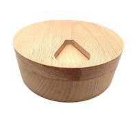 Pilulier en bois - Boîte hebdomadaire en hêtre de 11 cm, distributeur de
