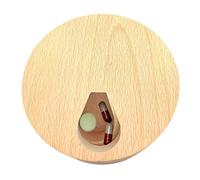 Pilulier en Bois - Porte-Tablette Pour 7 Jours, Conteneur De Voyage Compact | Solution De Stockage En Bois Discrète Pour Les Suppléments De Vitamines Médicaments Prendre Quotidien Plus Grand Espace