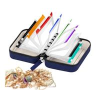 Pilulier étanche 14 couleurs Grand format hebdomadaire | Design étanche à fermeture éclair, poches à code couleur, grands compartiments, voyage portable, compléments médicamenteux