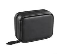 Pilulier étanche 7 jours avec sacs à code couleur - Organiseur de tablette flexible pour médicaments quotidiens et vitamines - Étui de voyage portable 16 x 11 cm (noir)