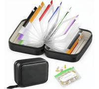 Pilulier étanche A8 pour 7 ou 14 jours, étui à médicaments étanche en cuir PU avec sacs refermables à code couleur, organiseur de voyage portable à fermeture éclair