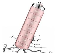 Pilulier étanche, empilable en alliage d'aluminium pour voyage, randonnée, 7 jours, grand compartiment pour ranger les pilules, l'huile de poisson,