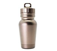Pilulier étanche en aluminium avec porte-clés pour bouteille de médicament, joint de premiers secours
