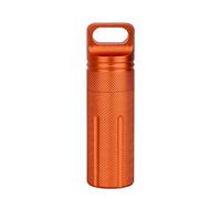 Pilulier étanche en aluminium avec porte-clés pour bouteille de médicament, joint de premiers secours