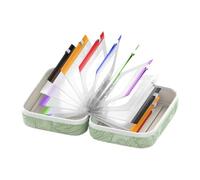 Pilulier Étanche Glissière Transparente à Verrou Réutilisable Portable 14 | Pochette de étanche pour pilules Bureau, Résidence Universitaire, d'Affaires, Compléments