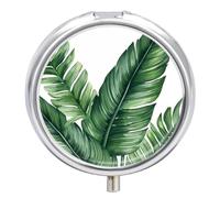 Pilulier haute définition à 3 compartiments, portable, rond, anti-fuite, léger, compact pour le quotidien, pour vitamines, compléments et médicaments