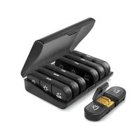 Pilulier hebdomadaire 3 prises, 21 compartiments 7 jours, sans BPA, pilulier hebdomadaire portable pour médicaments, vitamines