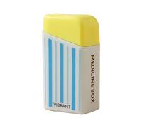 Pilulier hebdomadaire - Boîte hermétique pour médicaments | Conteneur portable pour suppléments | Distributeur avec compartiments pour enfants âgés animaux domestiques | Stockage sûr des pilules